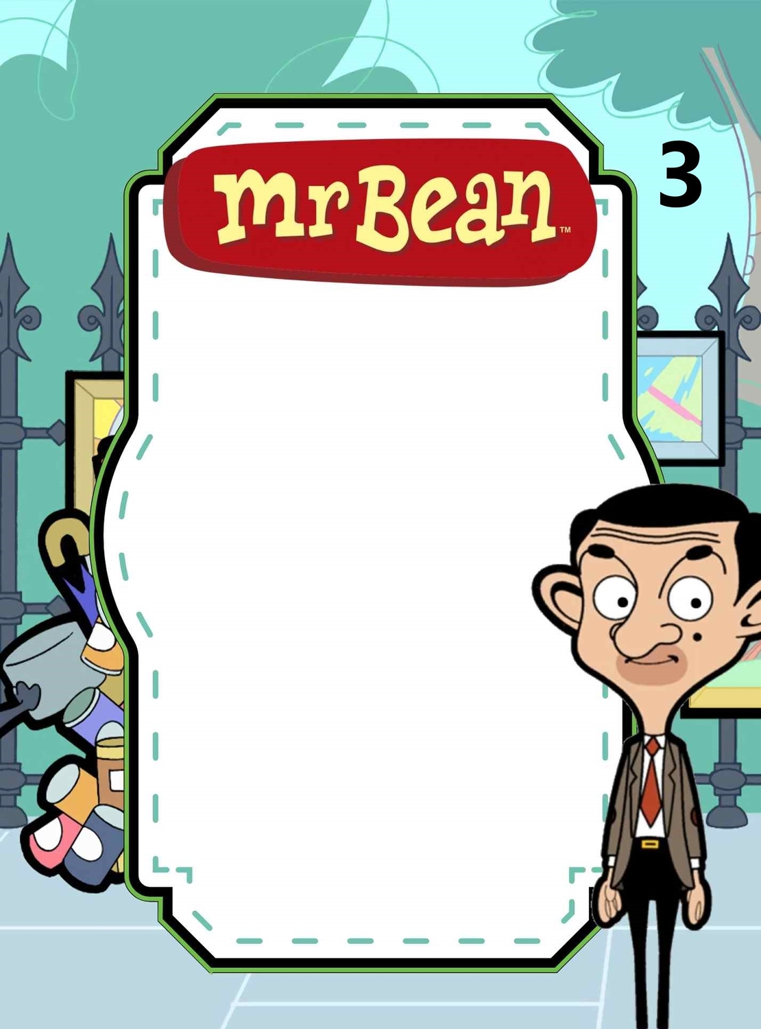 Картонена торта Мистър Бийн  1 / Mr.Bean 1