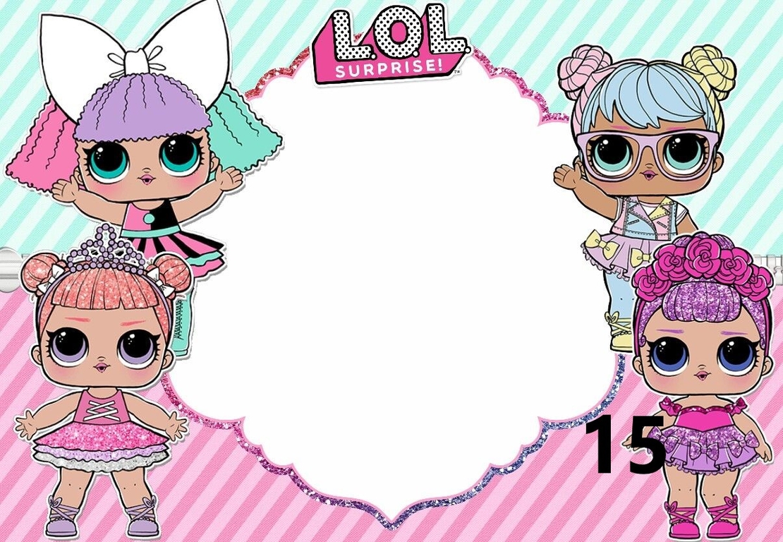 Картонена торта Куклите Лол 4 / L.O.L