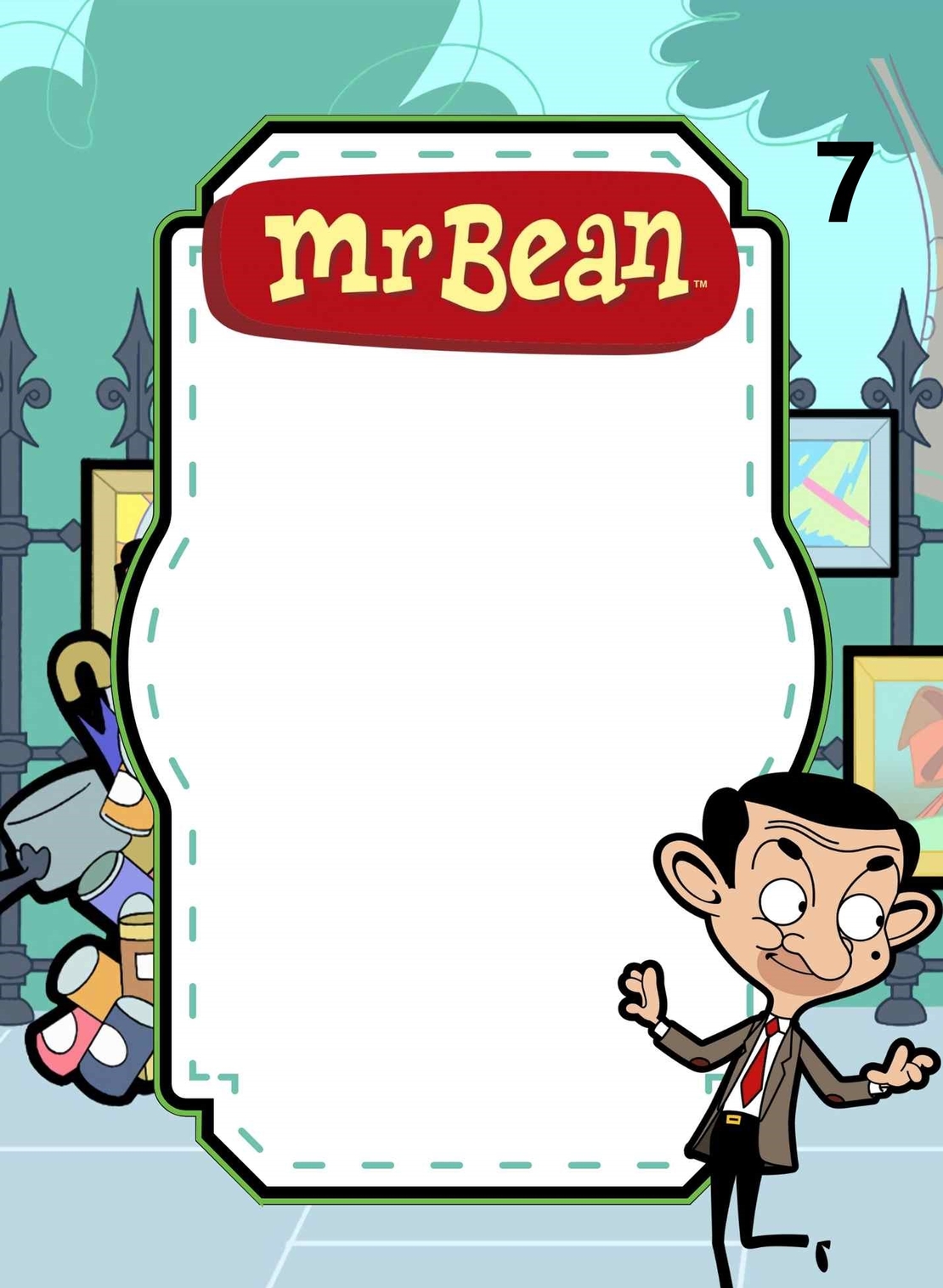 Картонена торта Мистър Бийн  1 / Mr.Bean 1