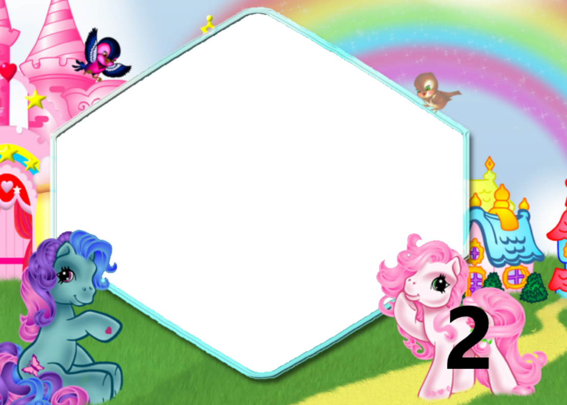 Картонена торта Малкото пони 4/  Little Pony 4