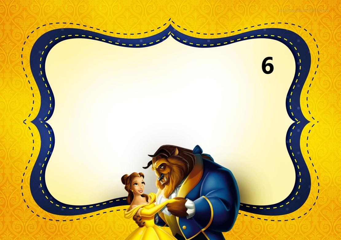 Картонена торта Красавицата и звяра 8