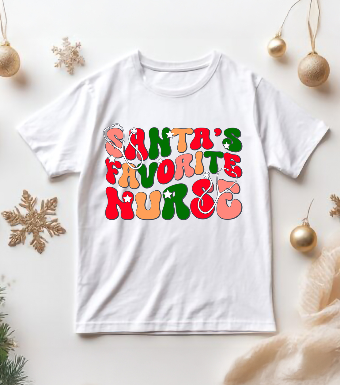 Коледна Тениска -Merry Nurse