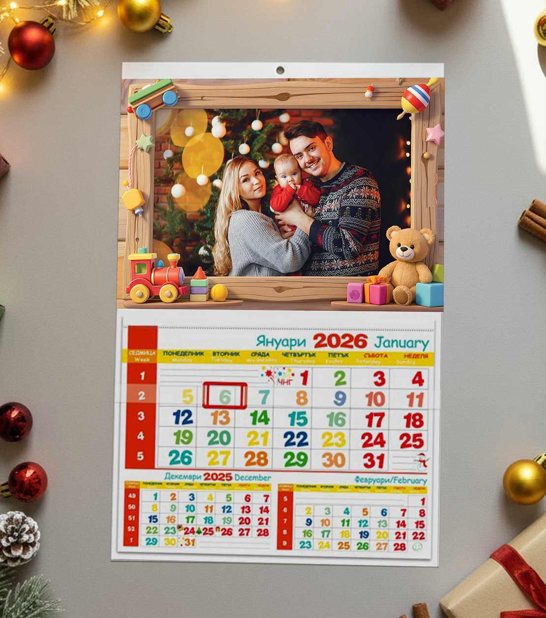 Календар със снимка - 