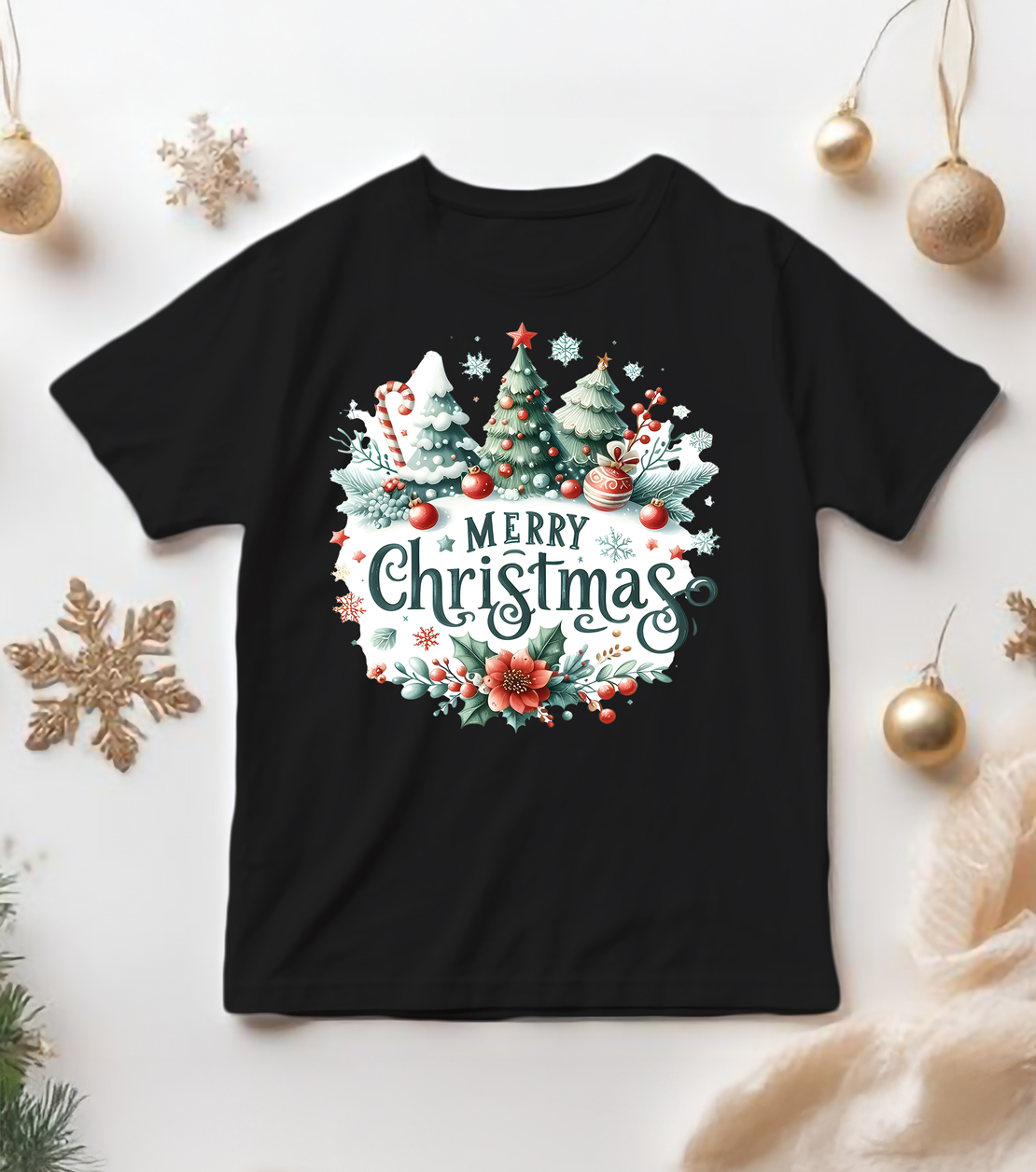 Коледна Тениска – Merry Christmas | Зимна магия