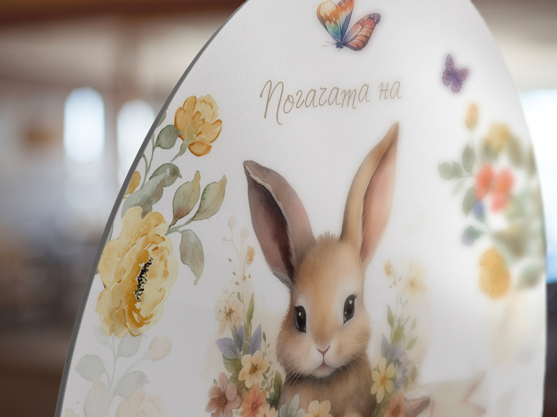 Кърпа за погача - Зайче Цветарче
