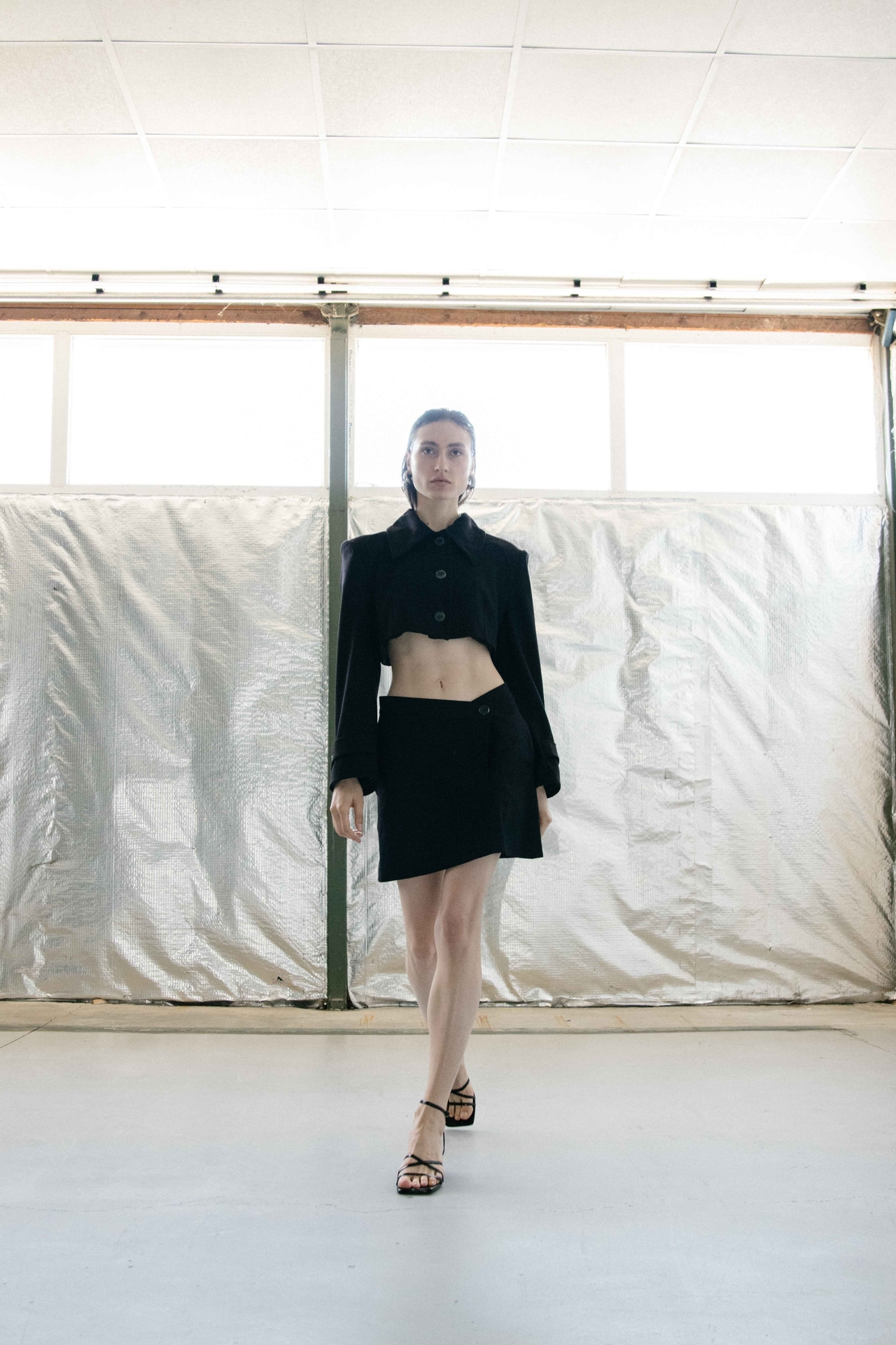 TRIANGLE BLACK SKIRT