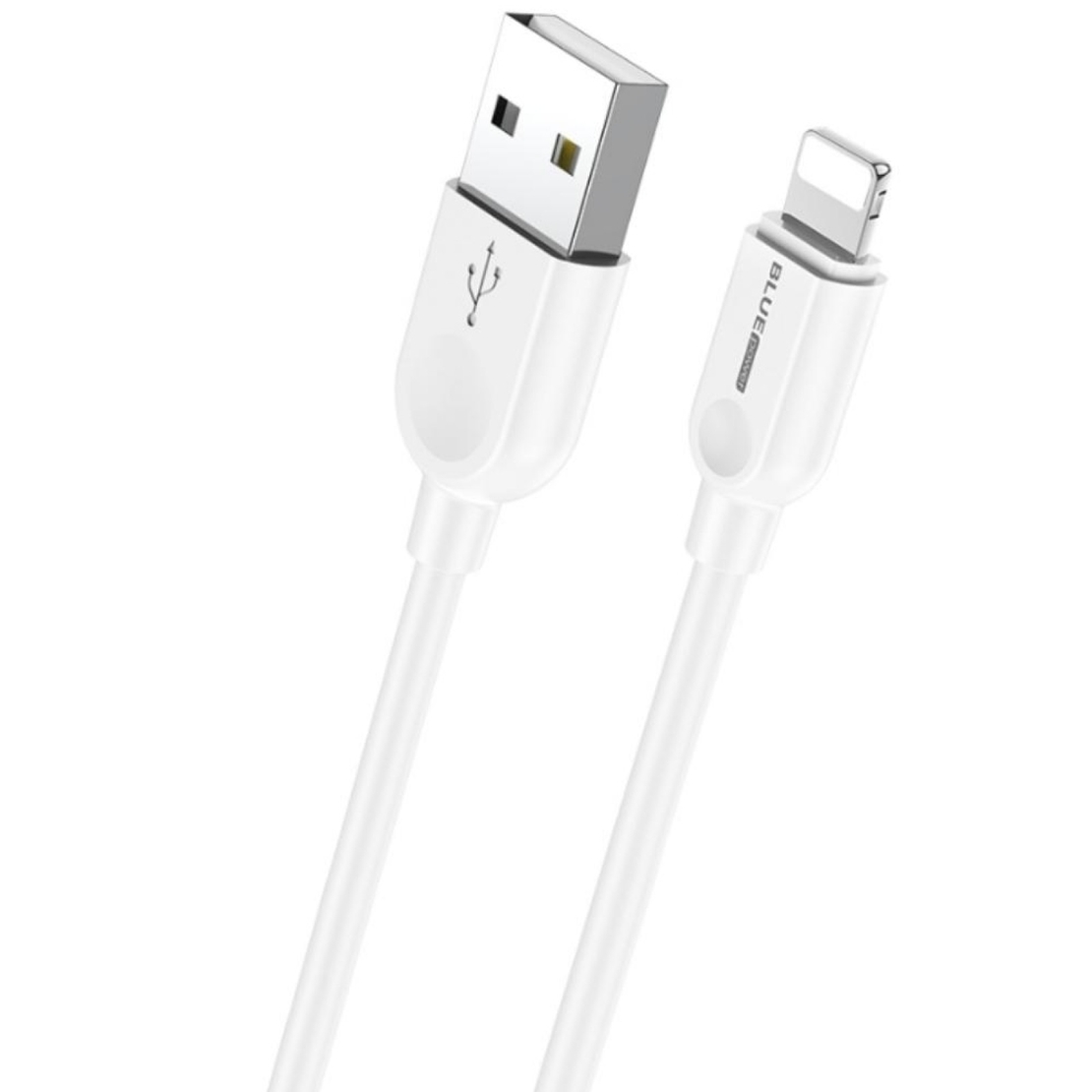 Кабел USB - Lightning,1м в кутия 2.4A, Бял