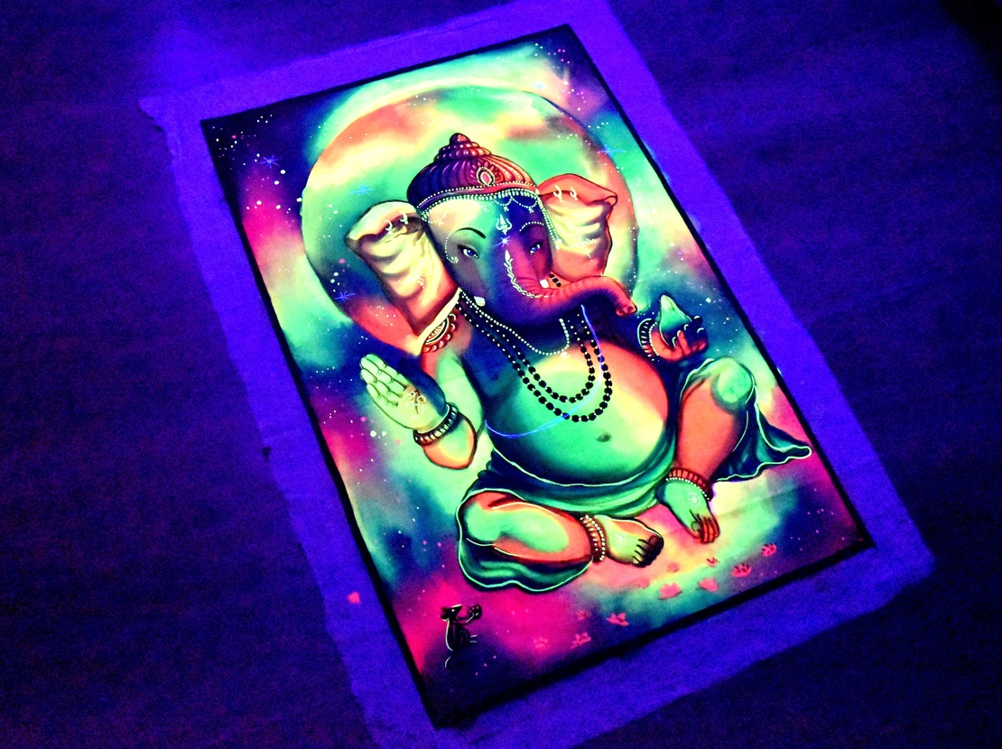 Hanmade UV LED Painting 