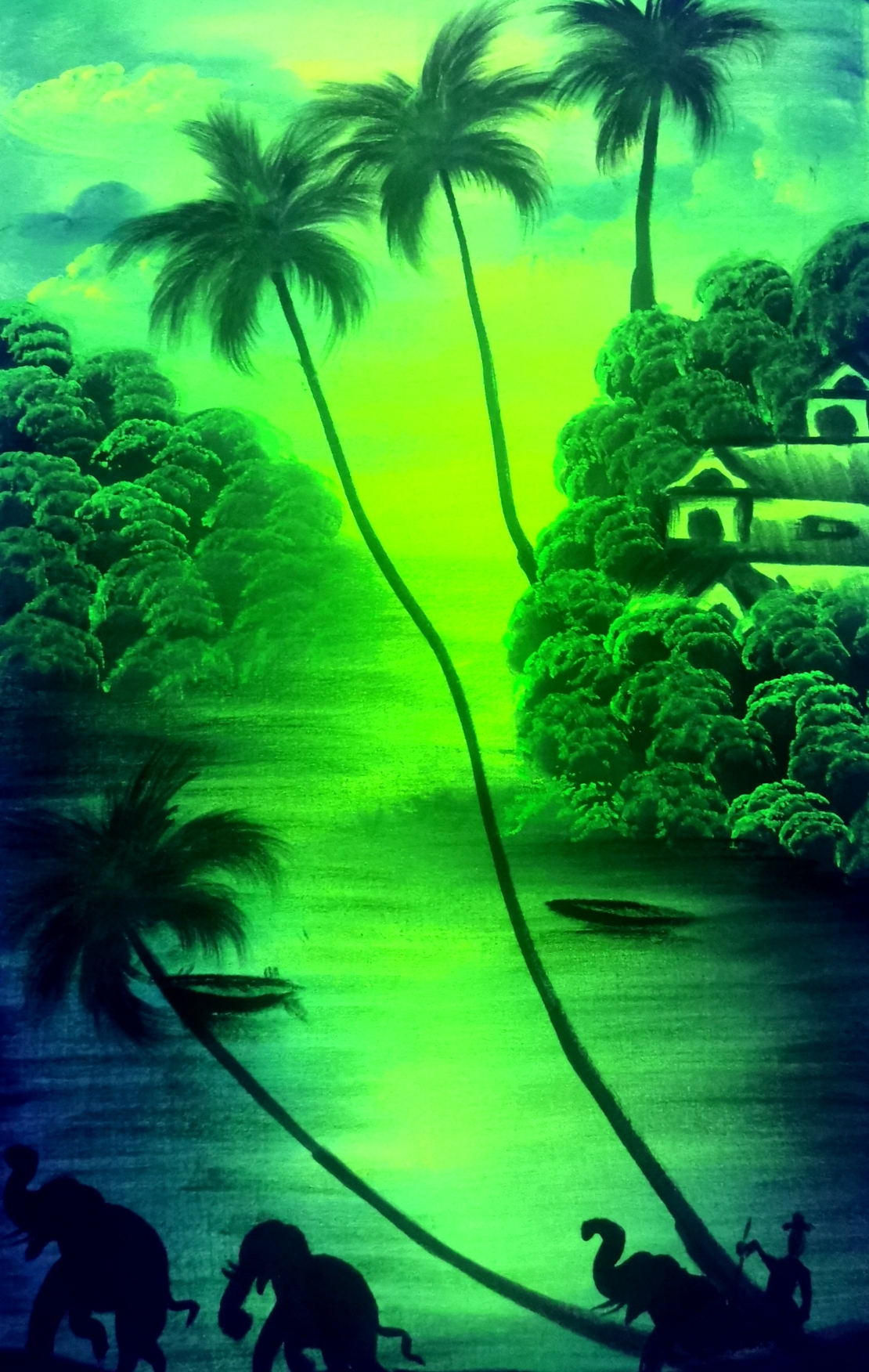 Hanmade UV LED Painting 