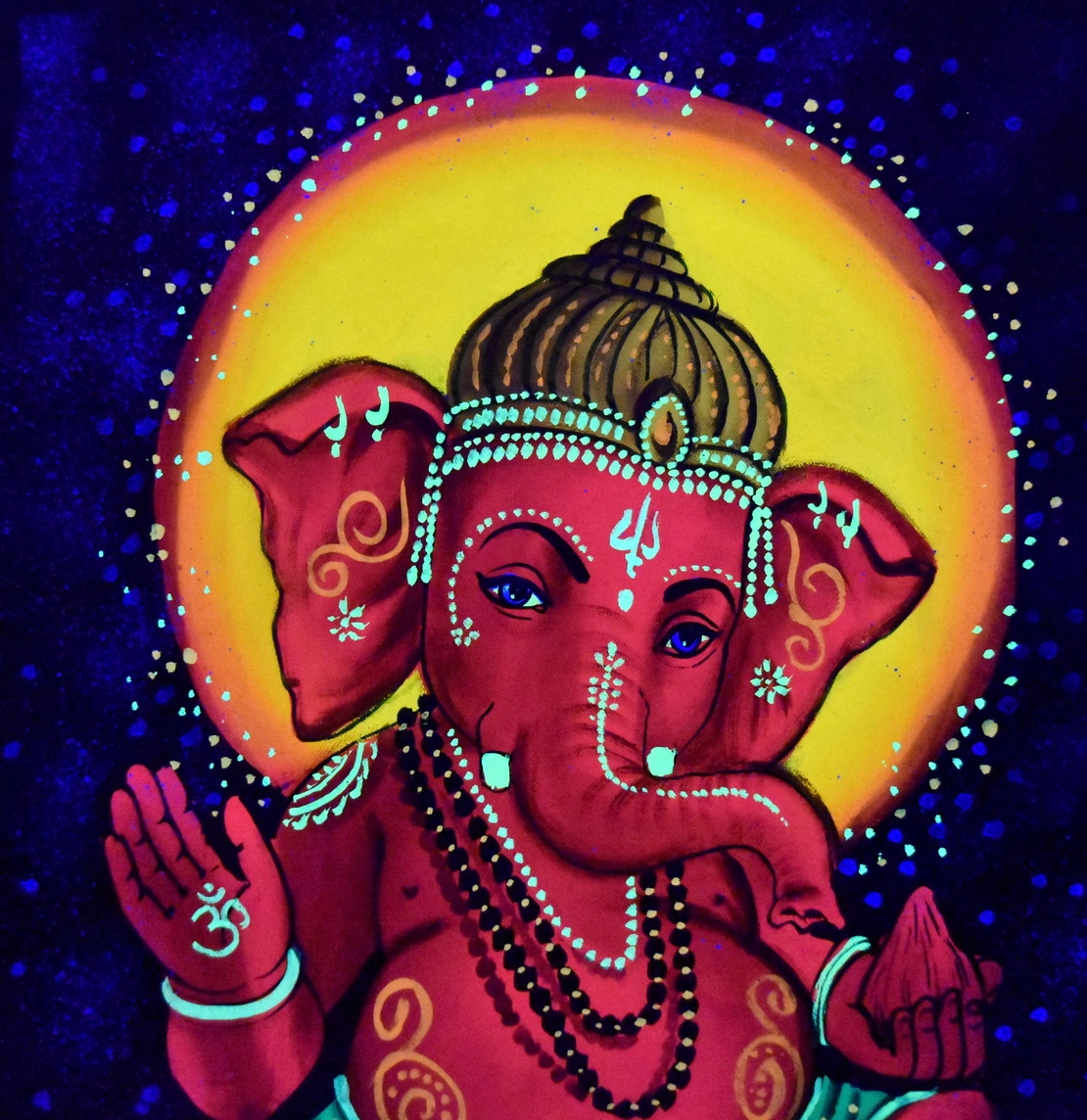 Hanmade UV LED Painting 