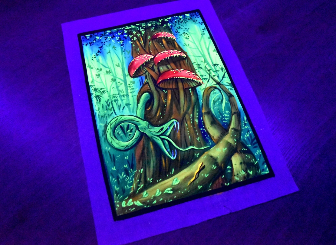 Hanmade UV LED Painting 