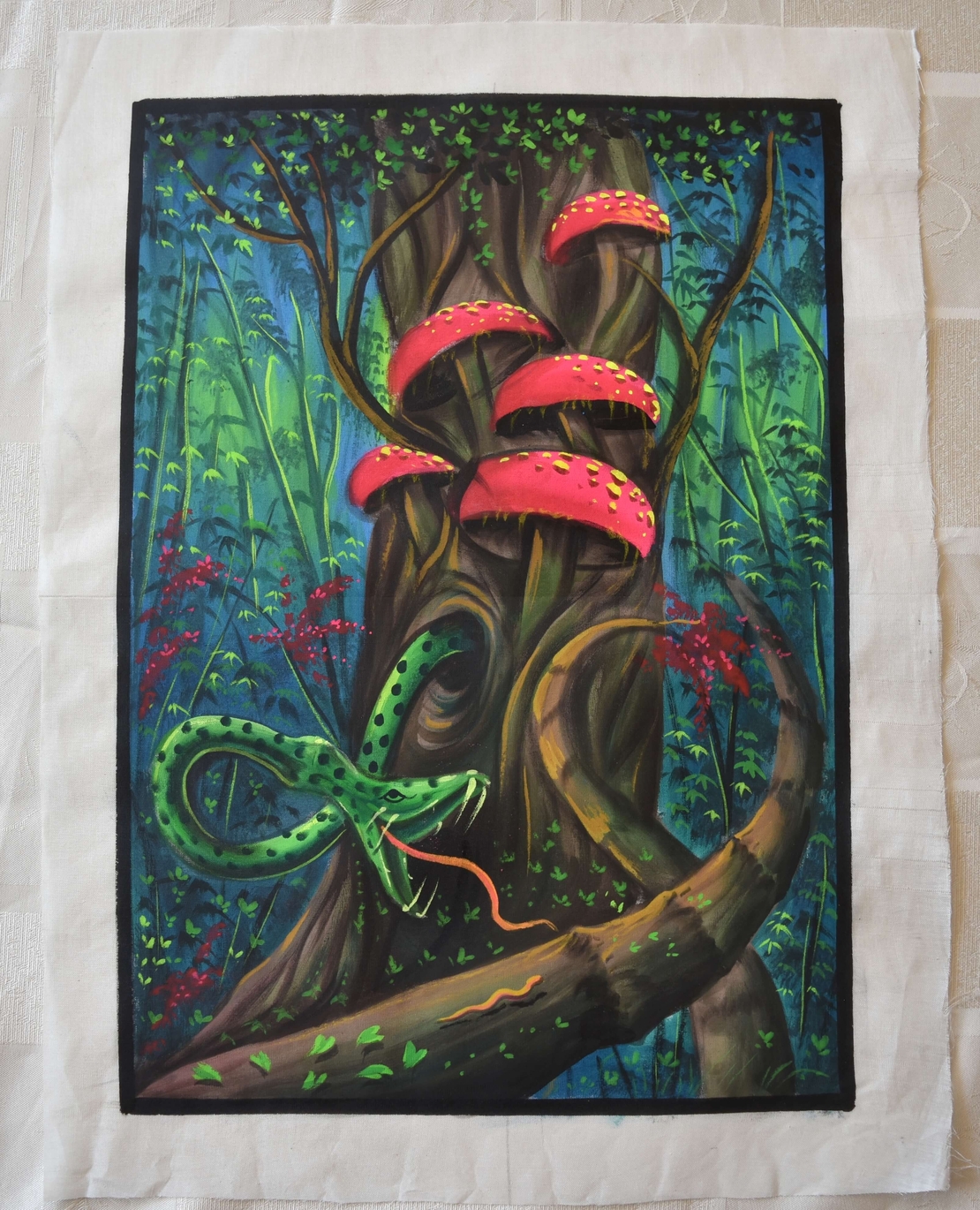Hanmade UV LED Painting 