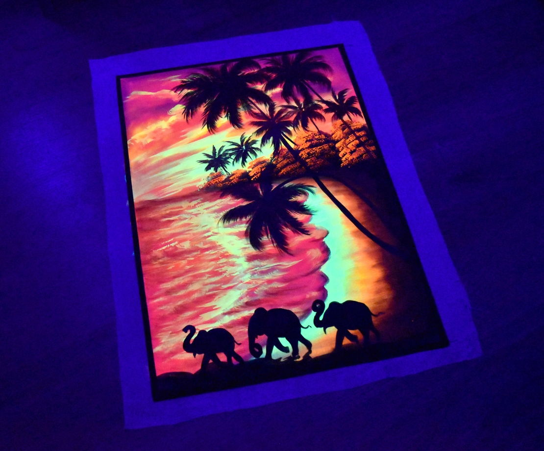 Hanmade UV LED Painting 
