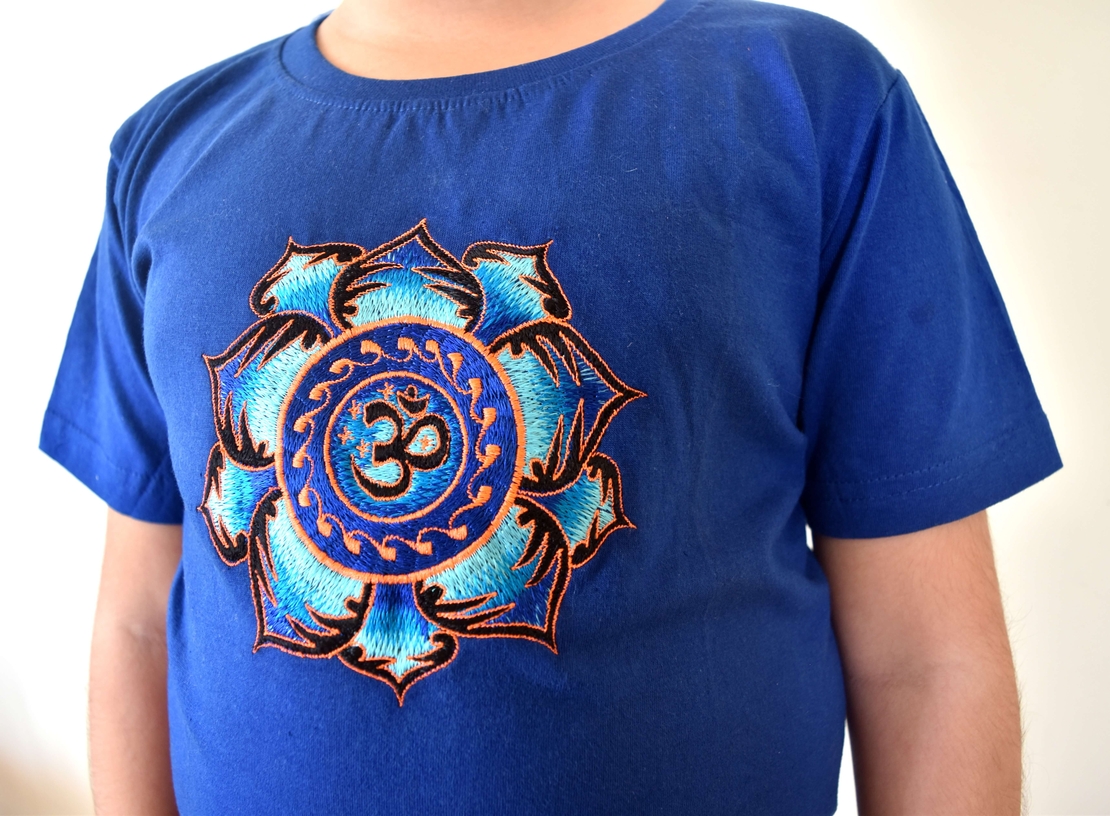 Lotus with OM T-shirt for Kids