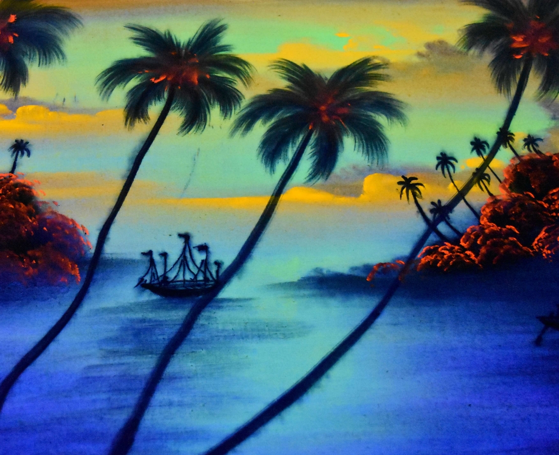 Hanmade UV LED Painting 
