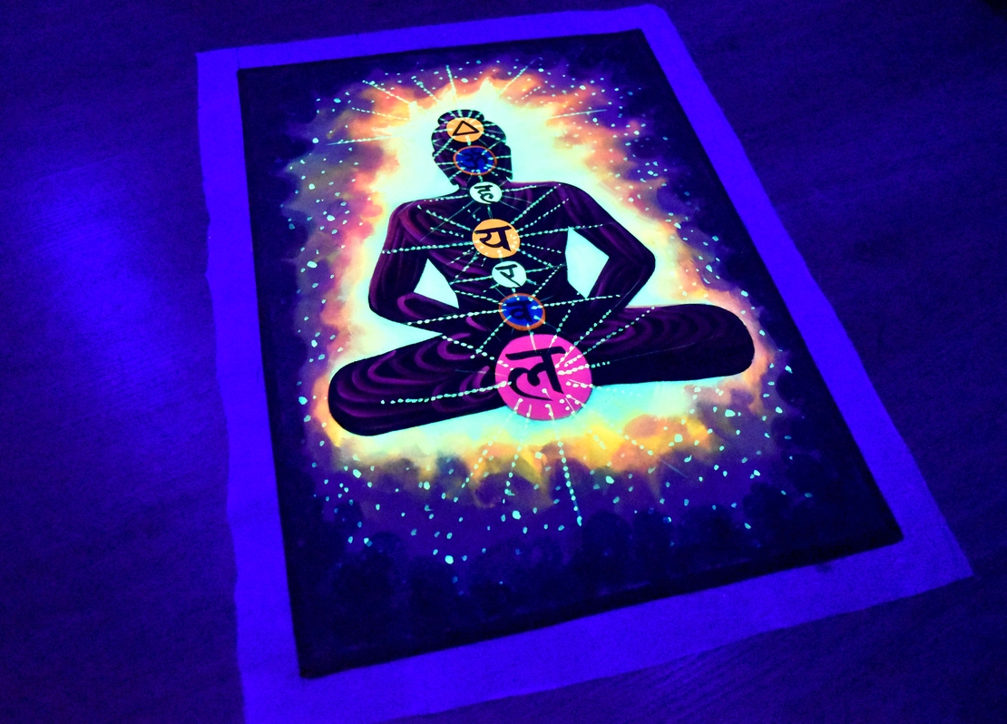 Hanmade UV LED Painting 