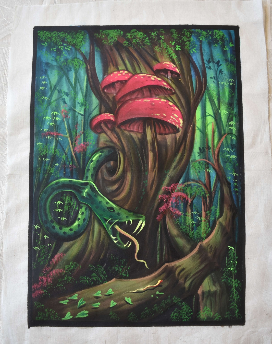 Hanmade UV LED Painting 