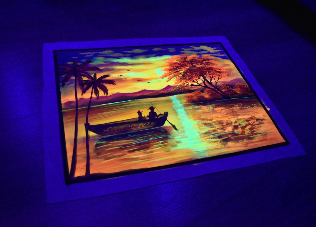Handmade UV LED Painting 