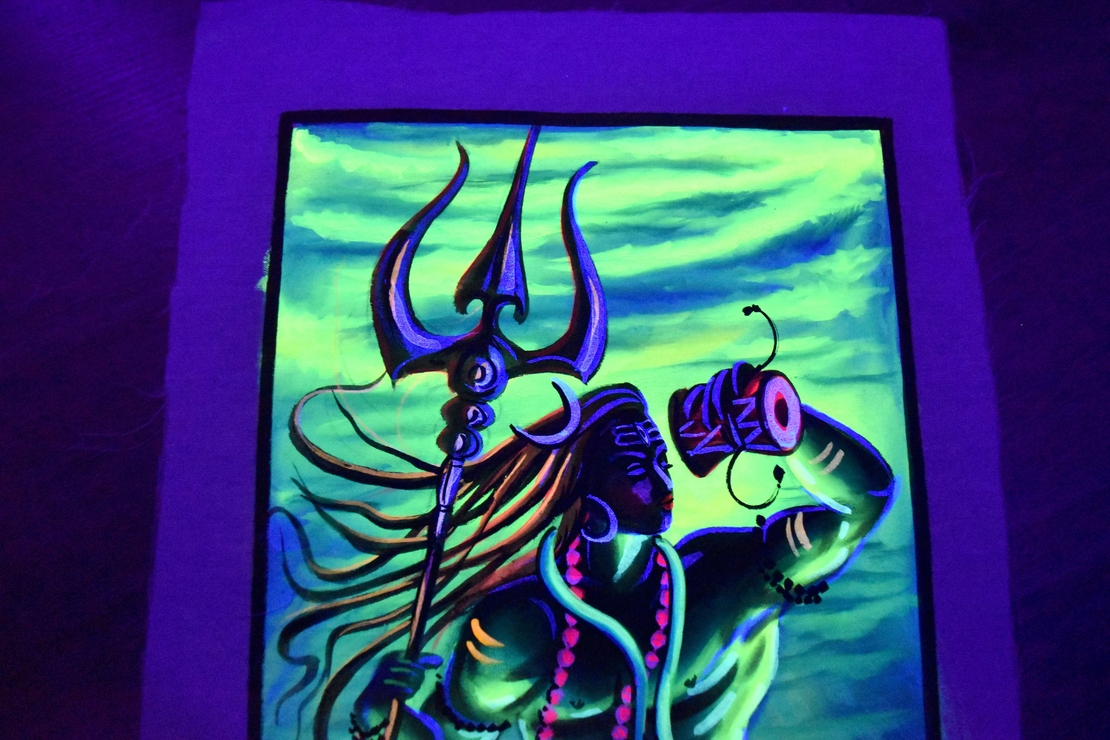 Hanmade UV LED Painting 