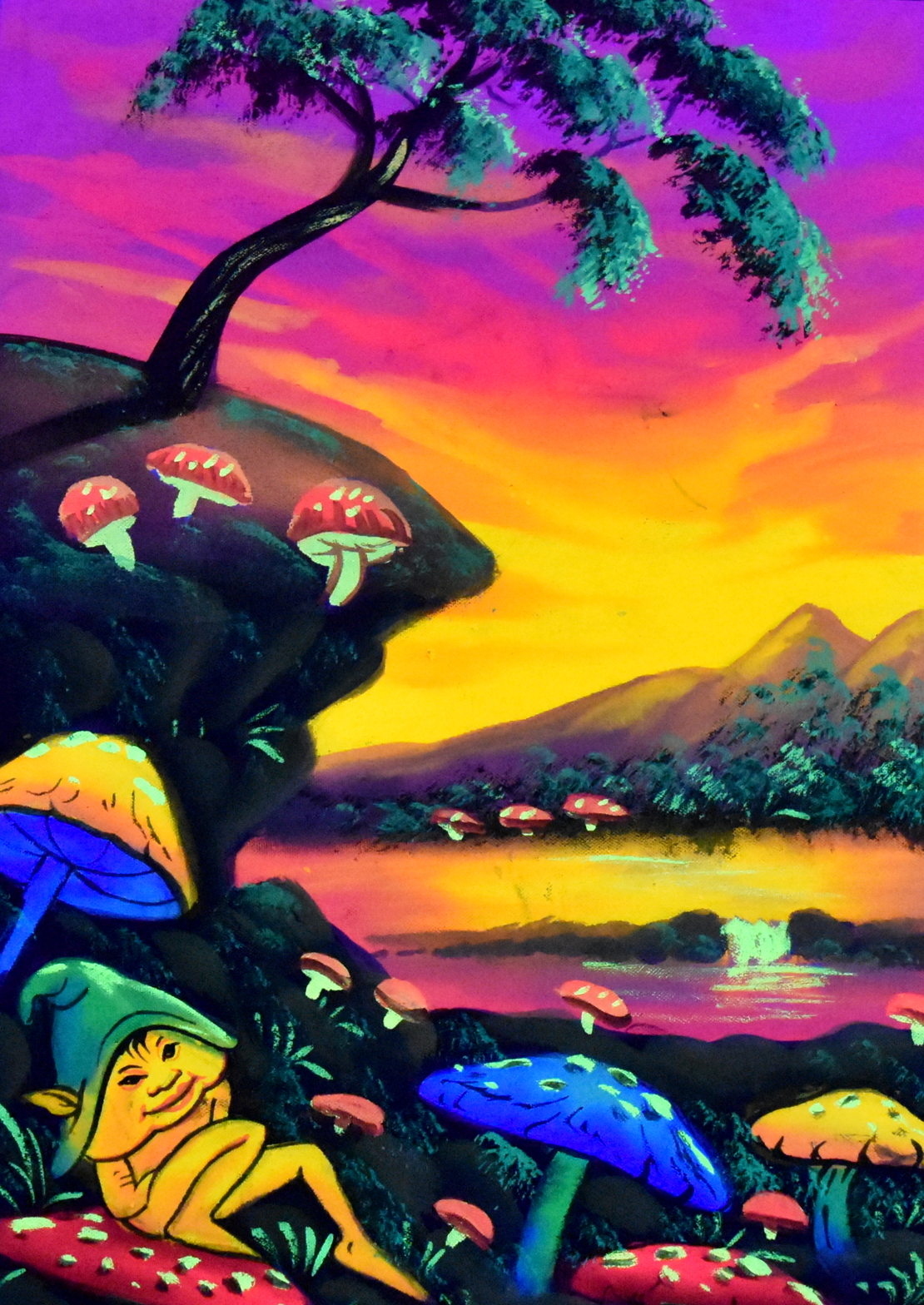 Hanmade UV LED Painting 