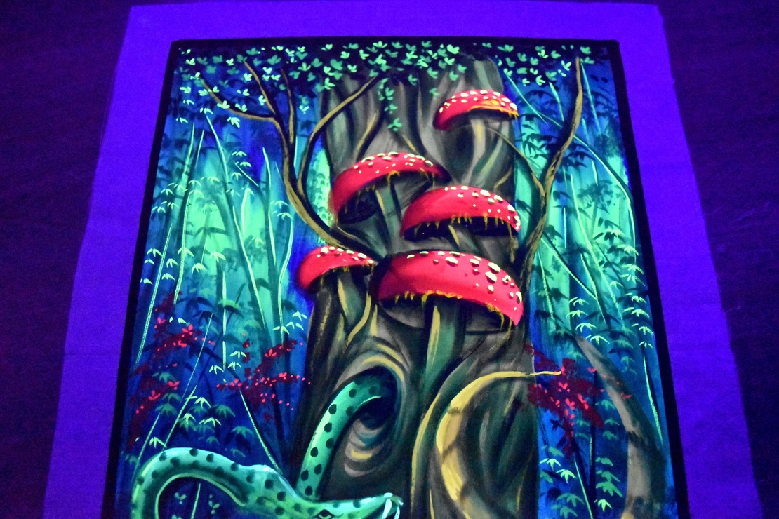 Hanmade UV LED Painting 