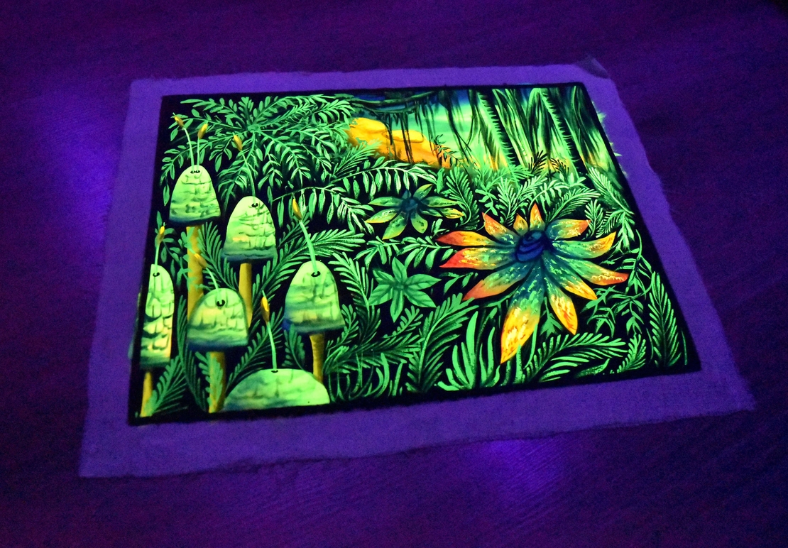 Handmade UV LED Painting 