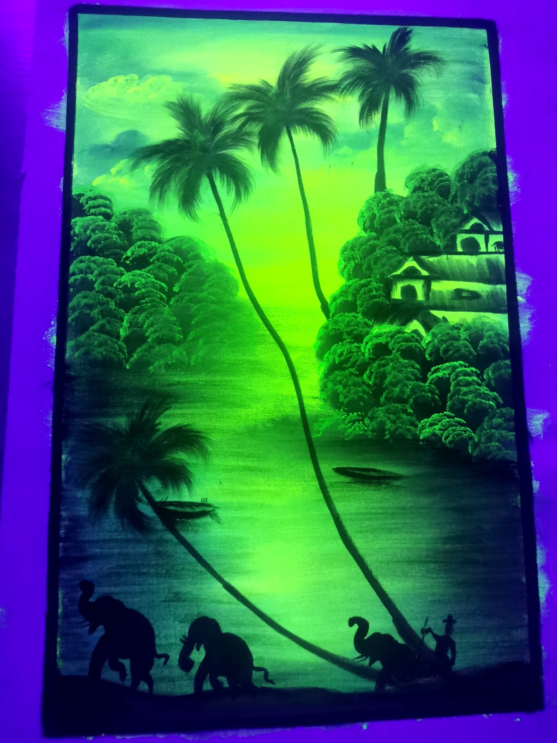 Hanmade UV LED Painting 