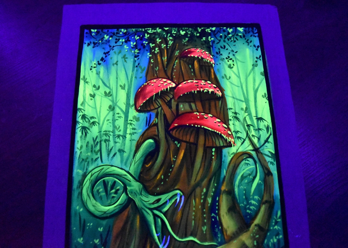 Hanmade UV LED Painting 