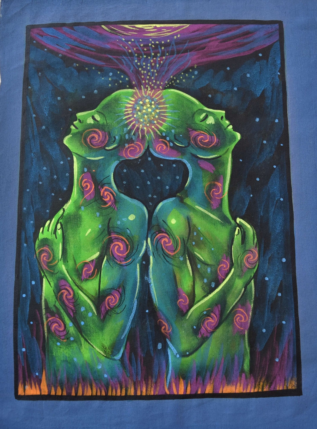Hanmade UV LED Painting 