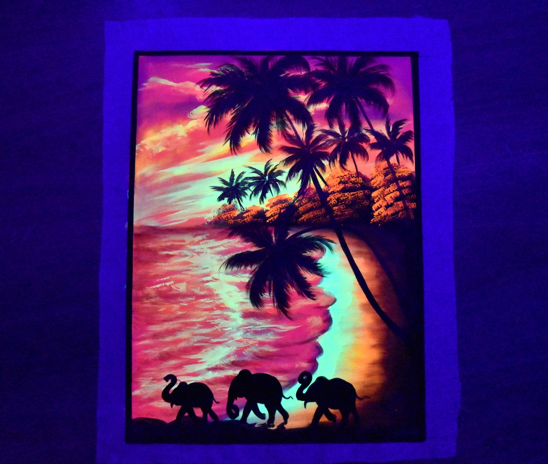 Hanmade UV LED Painting 
