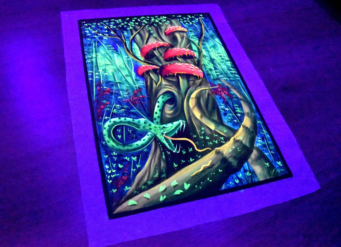 Hanmade UV LED Painting 