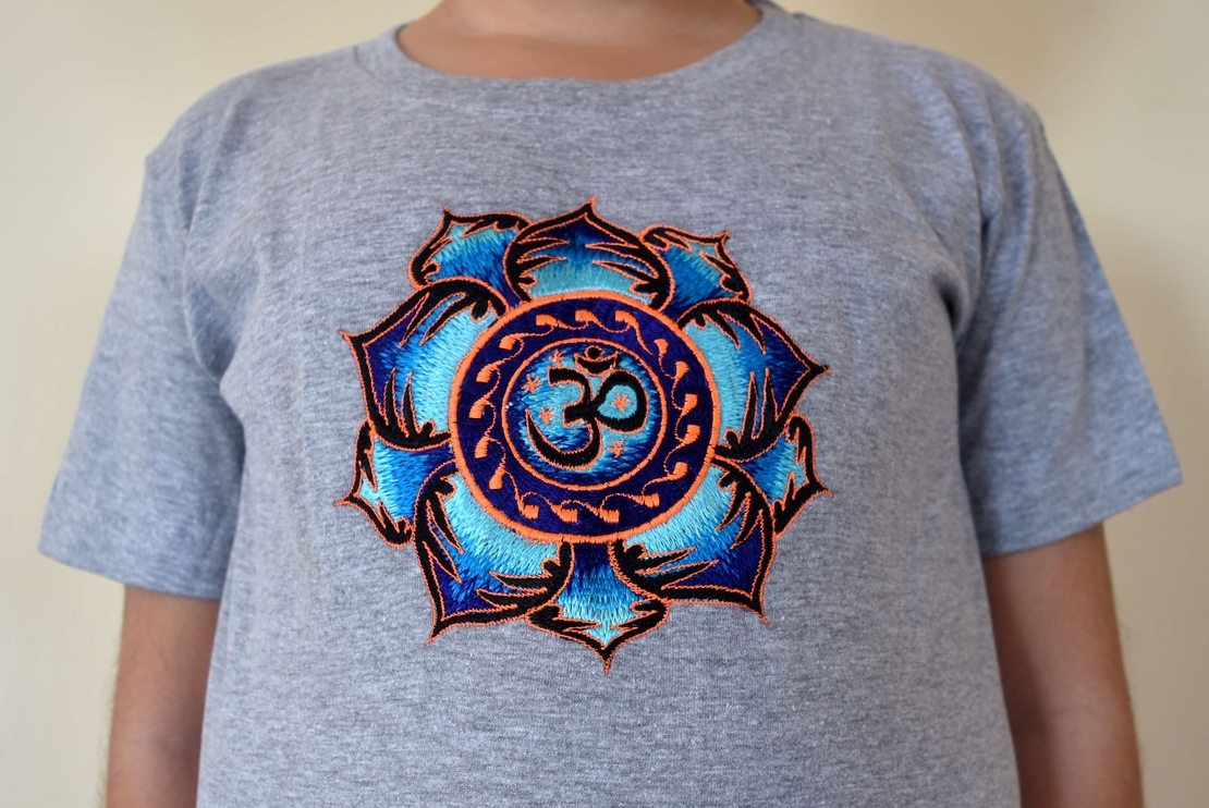 Lotus with OM T-shirt for Kids