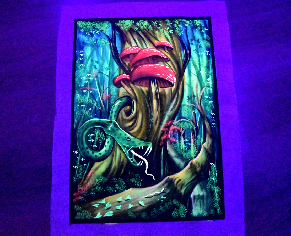 Hanmade UV LED Painting 