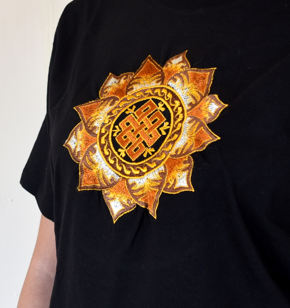 Shrivatsa sign in lotus