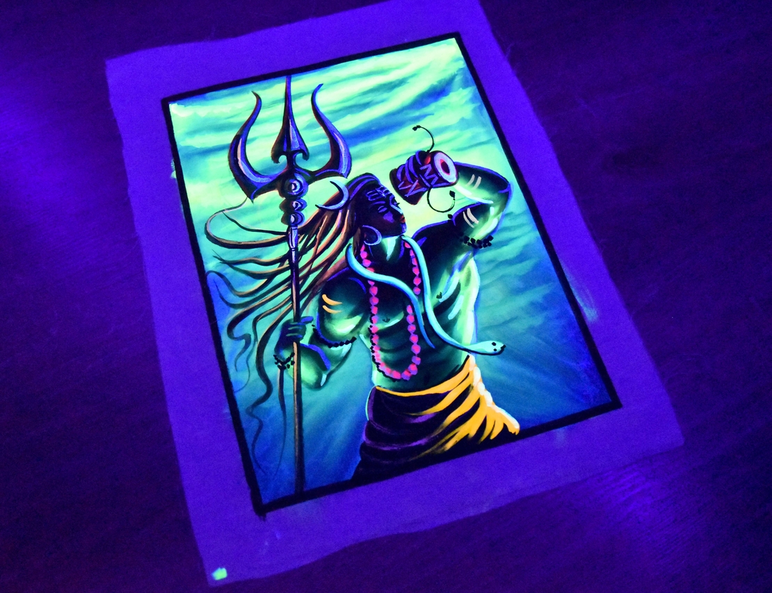 Hanmade UV LED Painting 