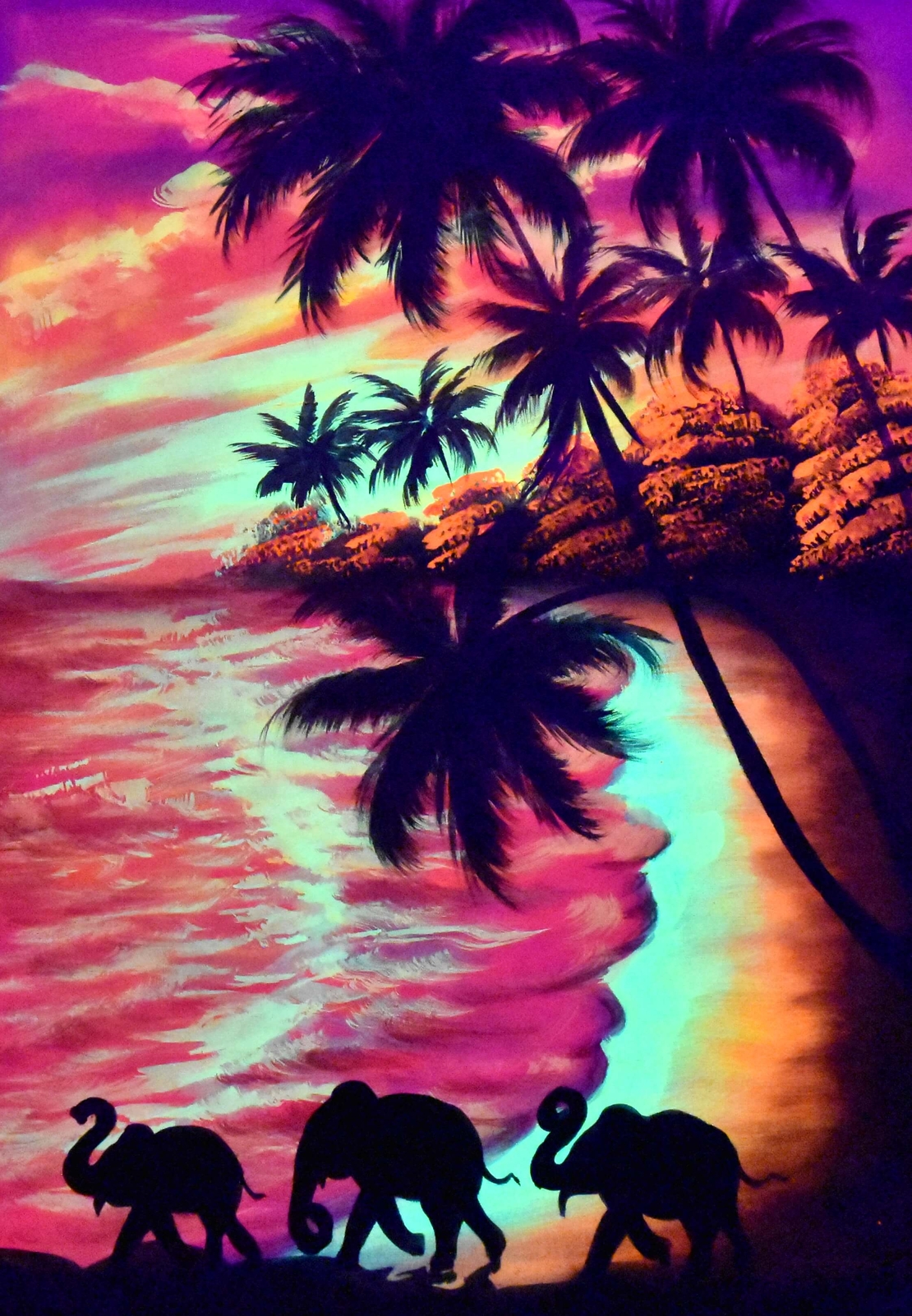 Hanmade UV LED Painting 