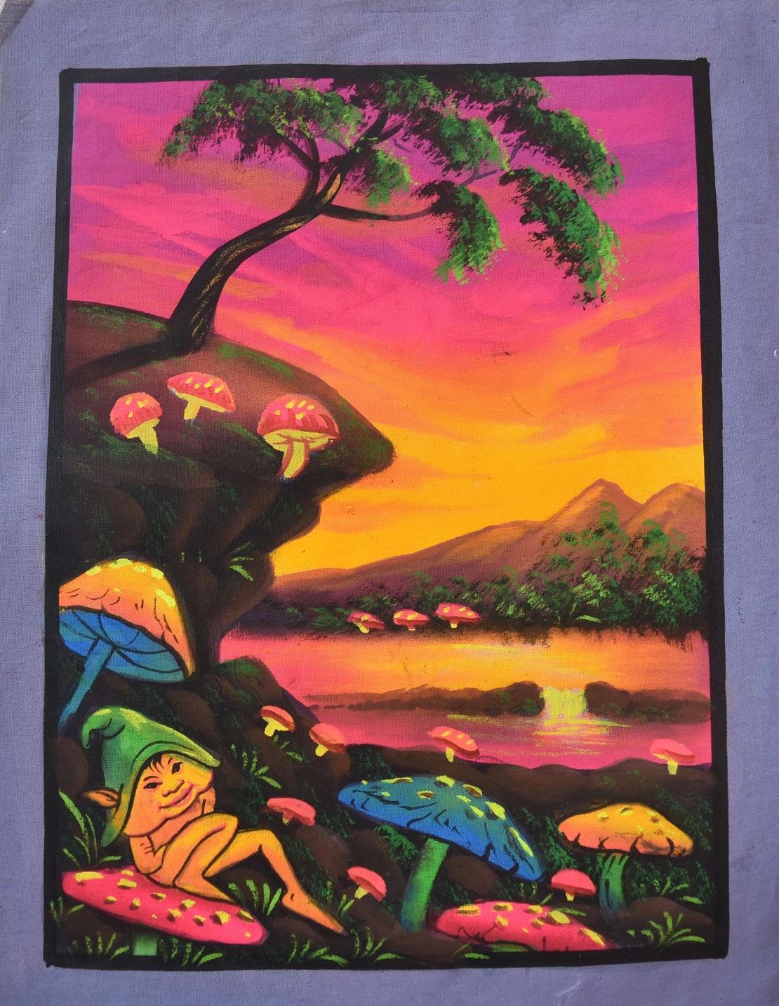 Hanmade UV LED Painting 