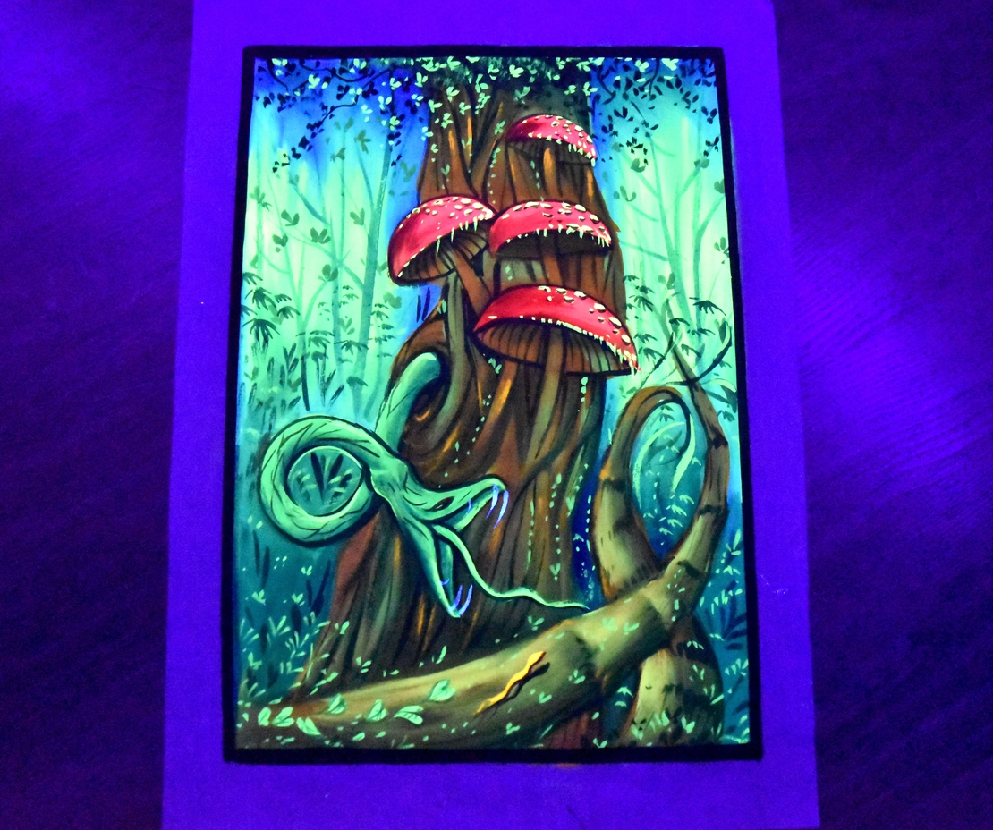 Hanmade UV LED Painting 