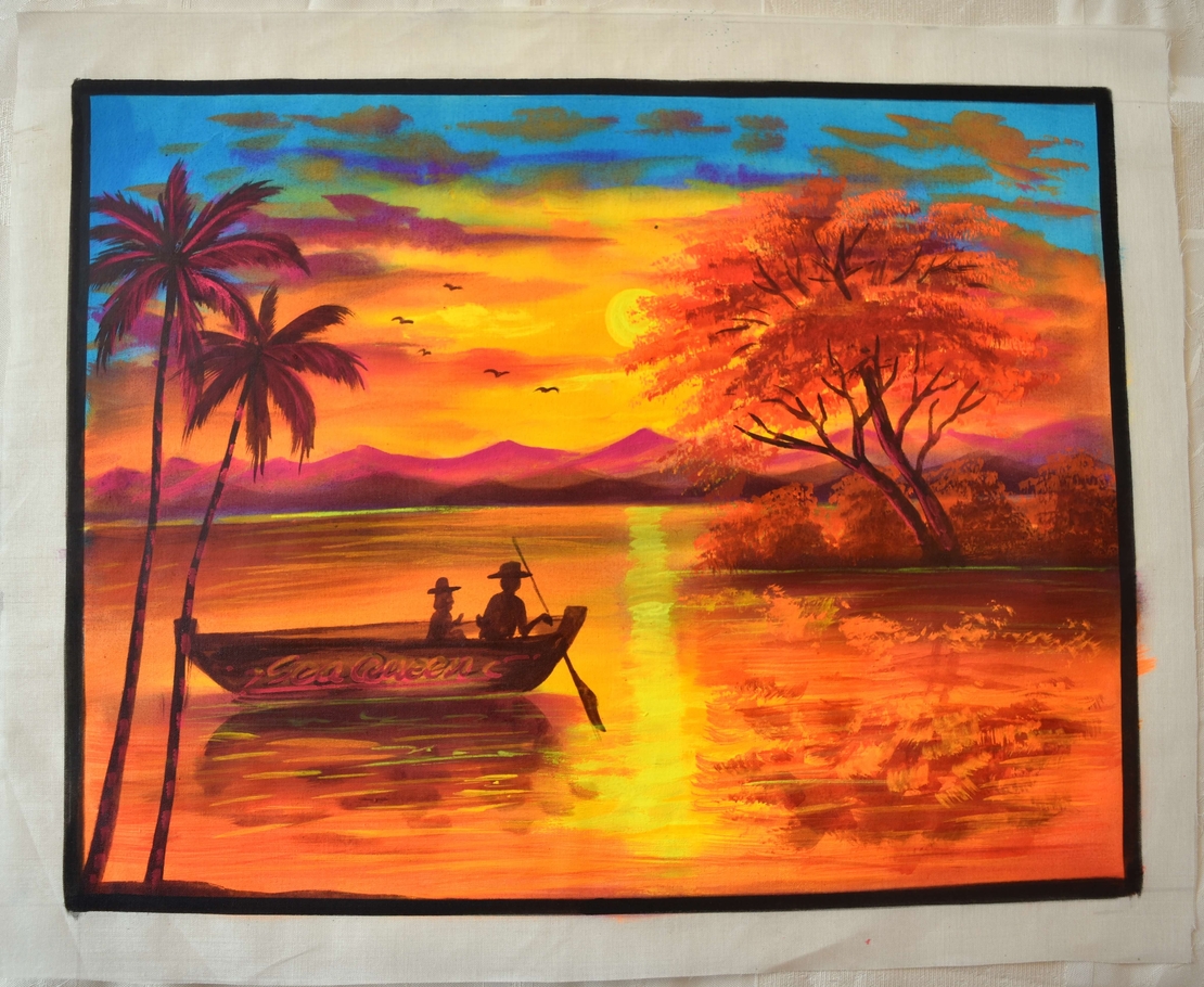 Handmade UV LED Painting 