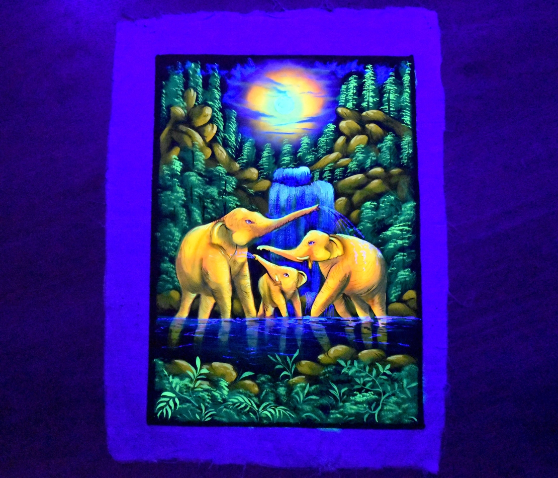 Hanmade UV LED Painting 