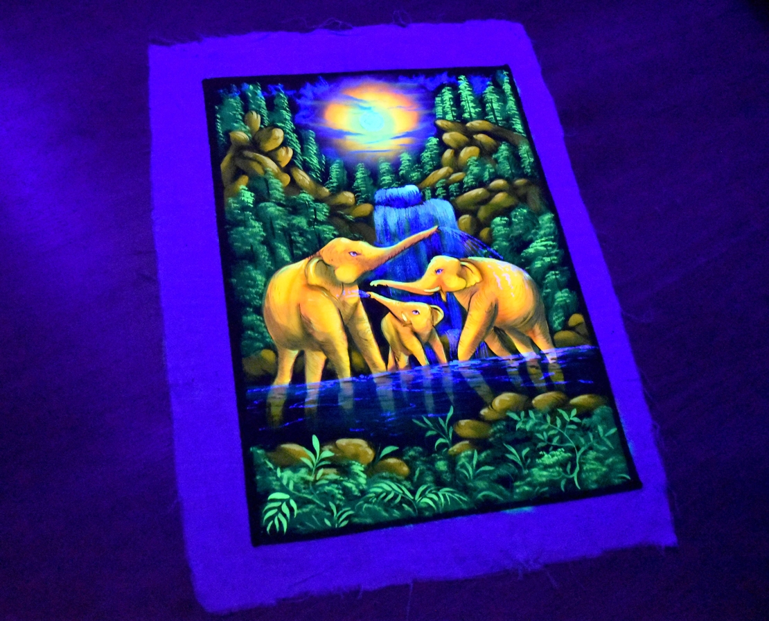 Hanmade UV LED Painting 