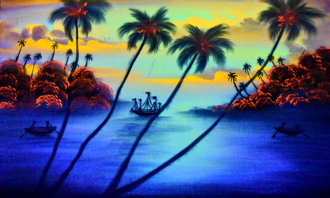 Hanmade UV LED Painting 