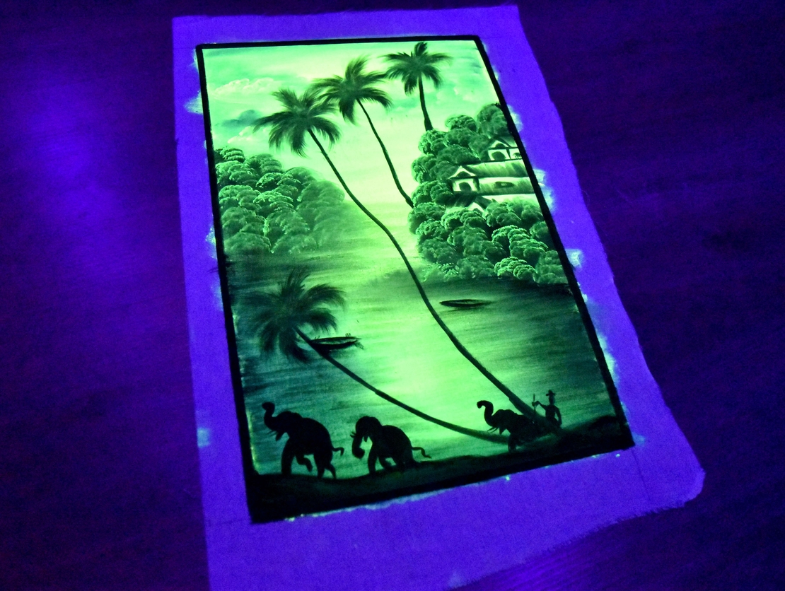 Hanmade UV LED Painting 