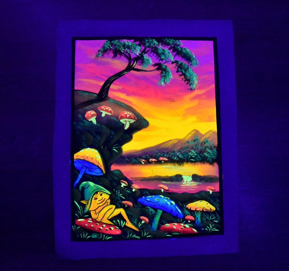 Hanmade UV LED Painting 