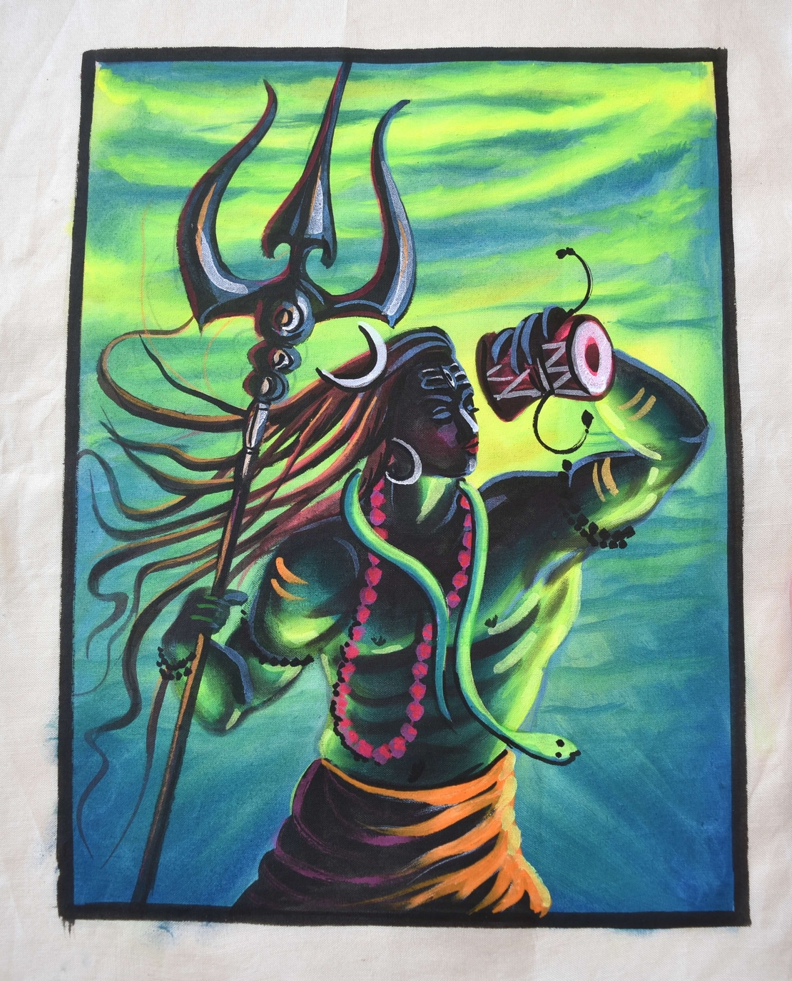 Hanmade UV LED Painting 