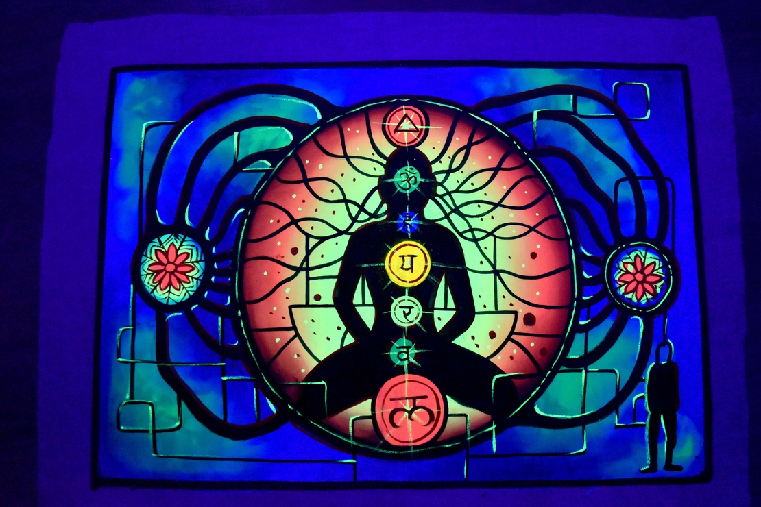 Hanmade UV LED Painting 