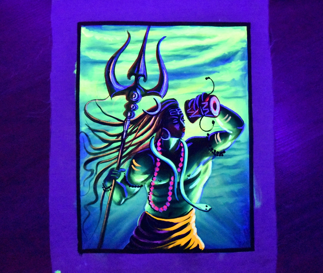 Hanmade UV LED Painting 