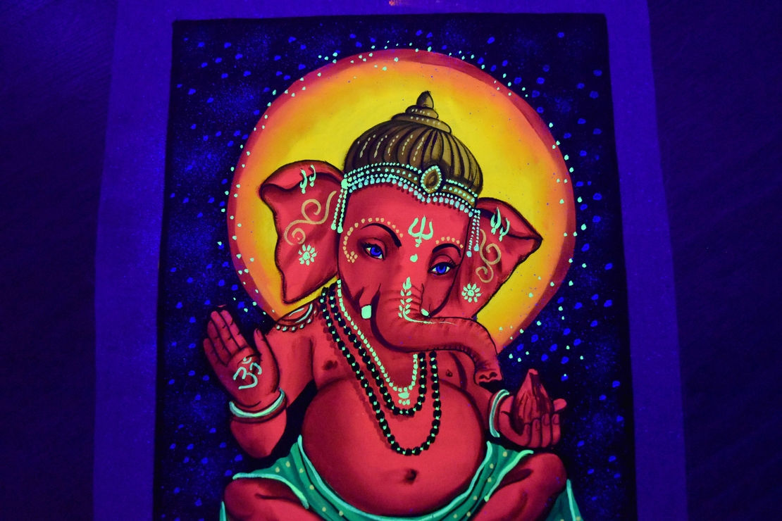 Hanmade UV LED Painting 