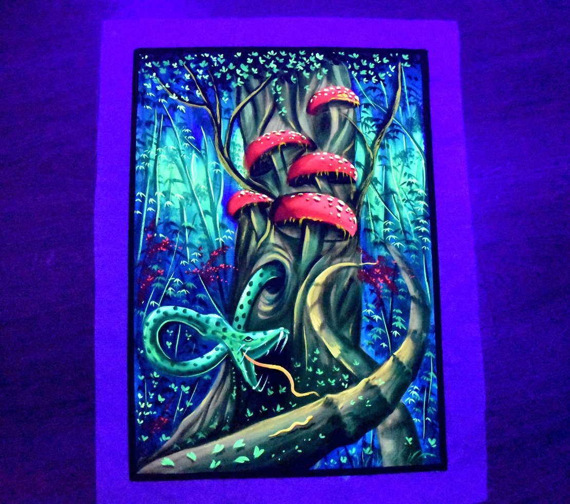 Hanmade UV LED Painting 