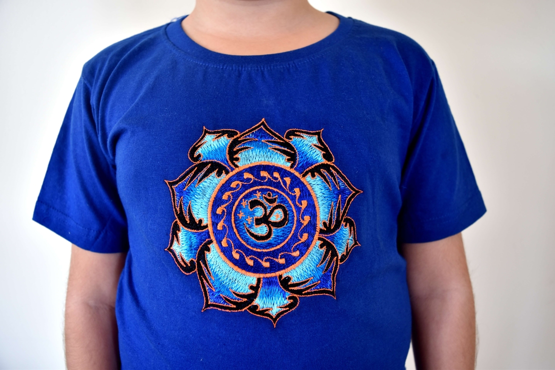Lotus with OM T-shirt for Kids